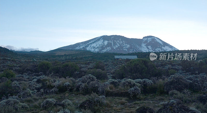 Uhuru Peak来自Shira Camp -乞力马扎罗山